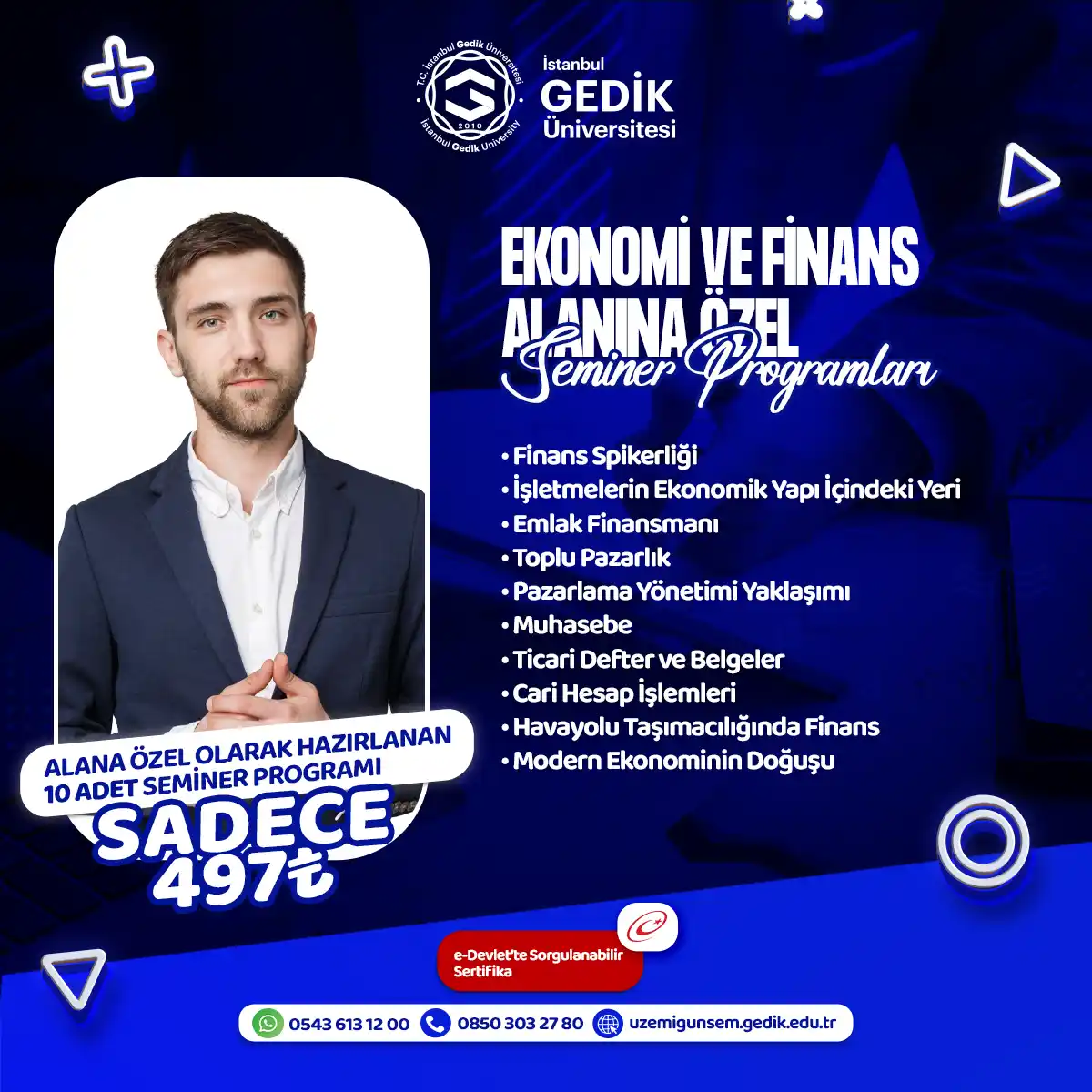 Ekonomi ve Finans Alanına Özel Seminer Programları