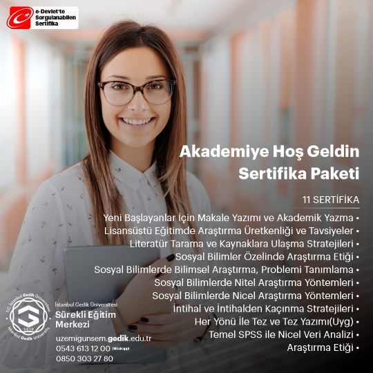 Akademiye Hoş Geldin Paketi  Sertifika Programları