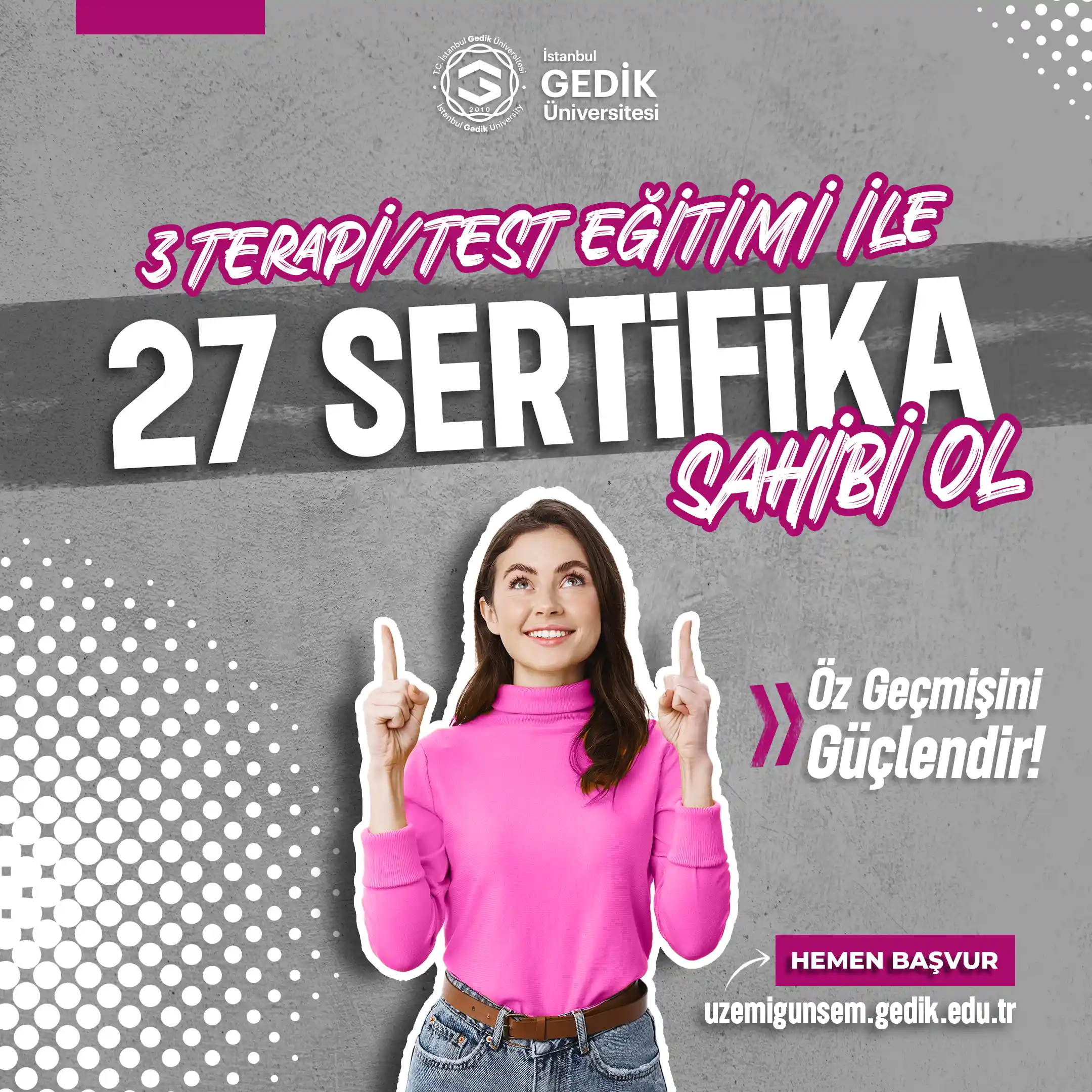 Terapi/Test Eğitim Kampanyası! 27 Sertifika