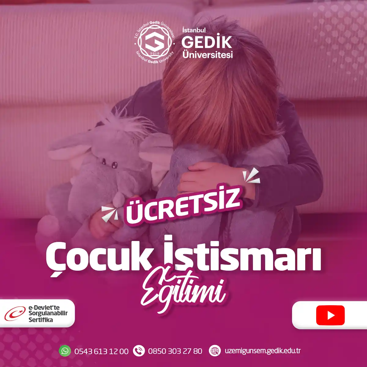 Ücretsiz - Çocuk İstismarı Eğitimi