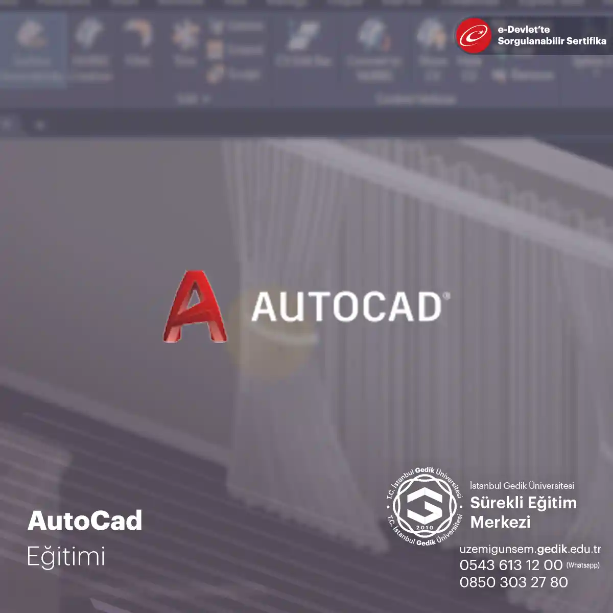 Autocad Eğitimi Sertifika Programı