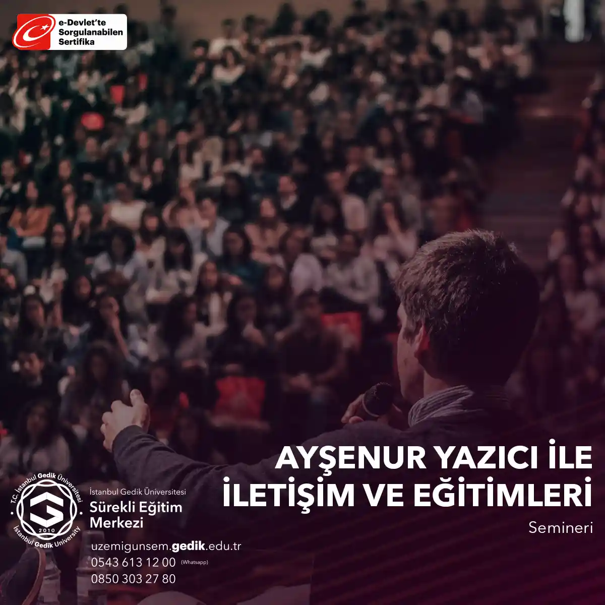 Ayşenur Yazıcı İle İletişim Sertifikalı Eğitim Programı