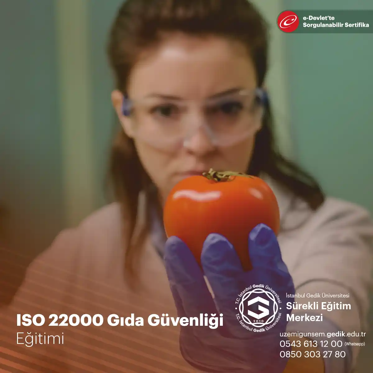 ISO 22000 Gıda Güvenliği Sertifikalı Eğitim Programı