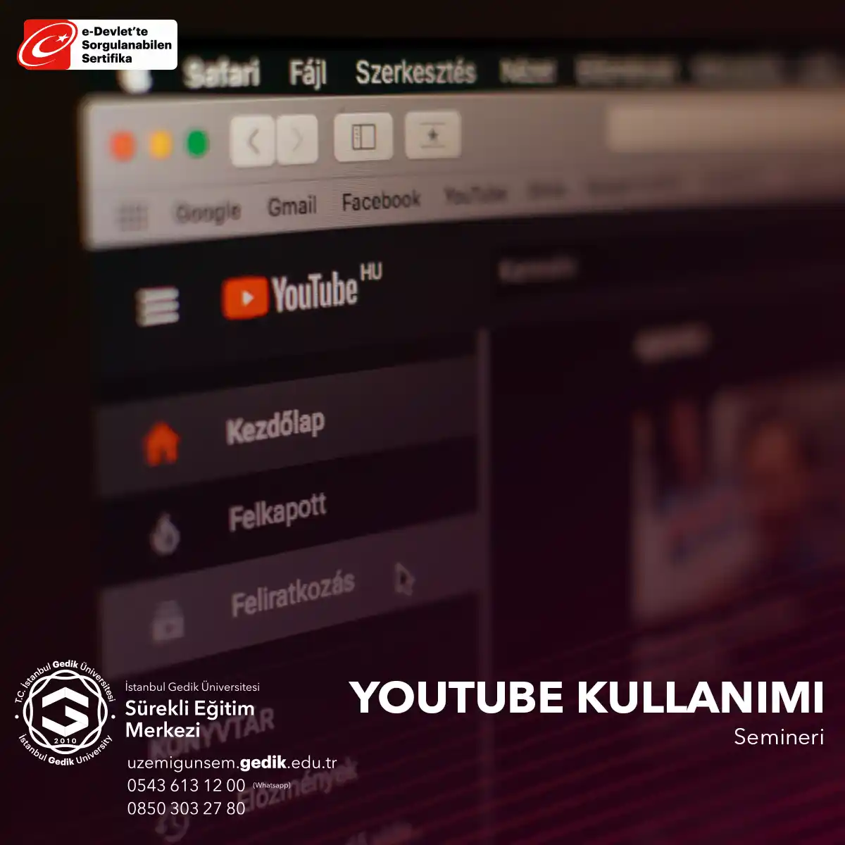 Seminer, Youtube platformunu etkili bir şekilde kullanarak içerik oluşturma, yayınlama ve izleyici kitlesini büyütme becerilerini öğrenme fırsatı sunar.