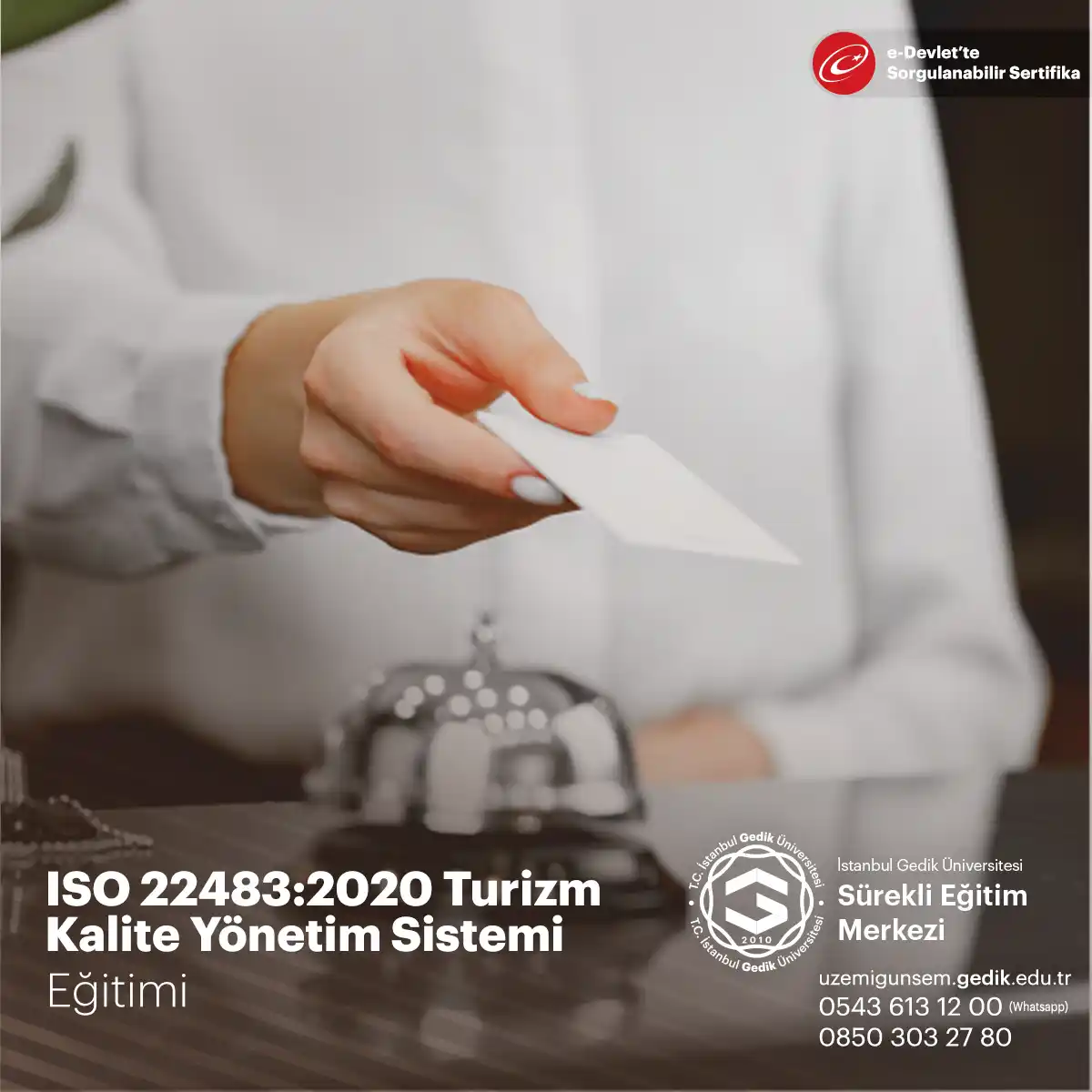 ISO 22483:2020 Turizm Kalite Yönetim Sistemi Sertifikası