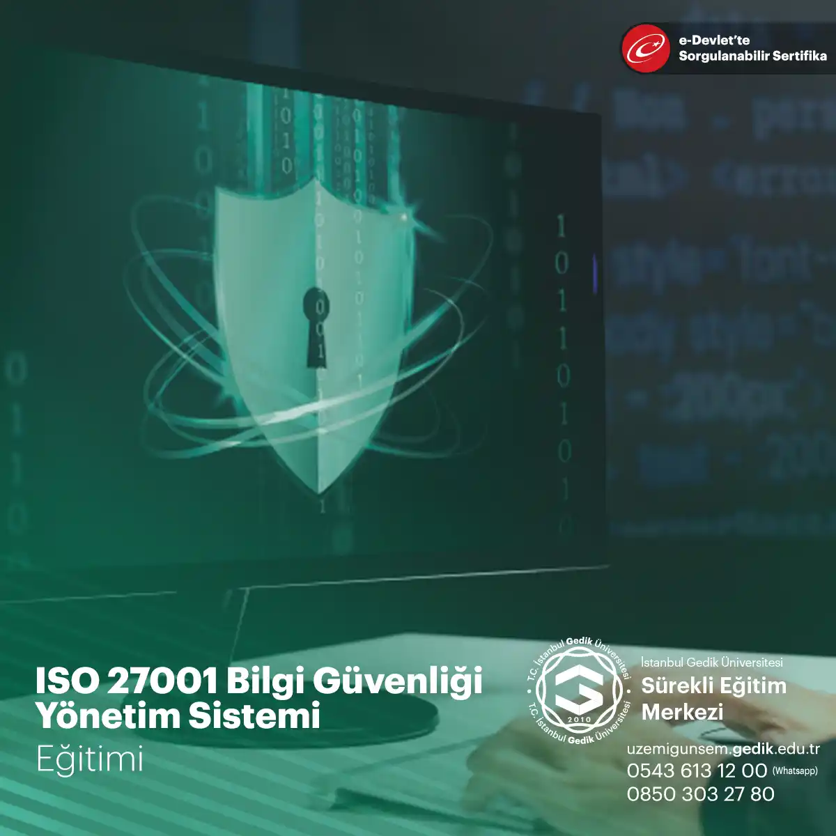 ISO 27001 Bilgi Güvenliği Yönetim Sistemi Sertifika Programı