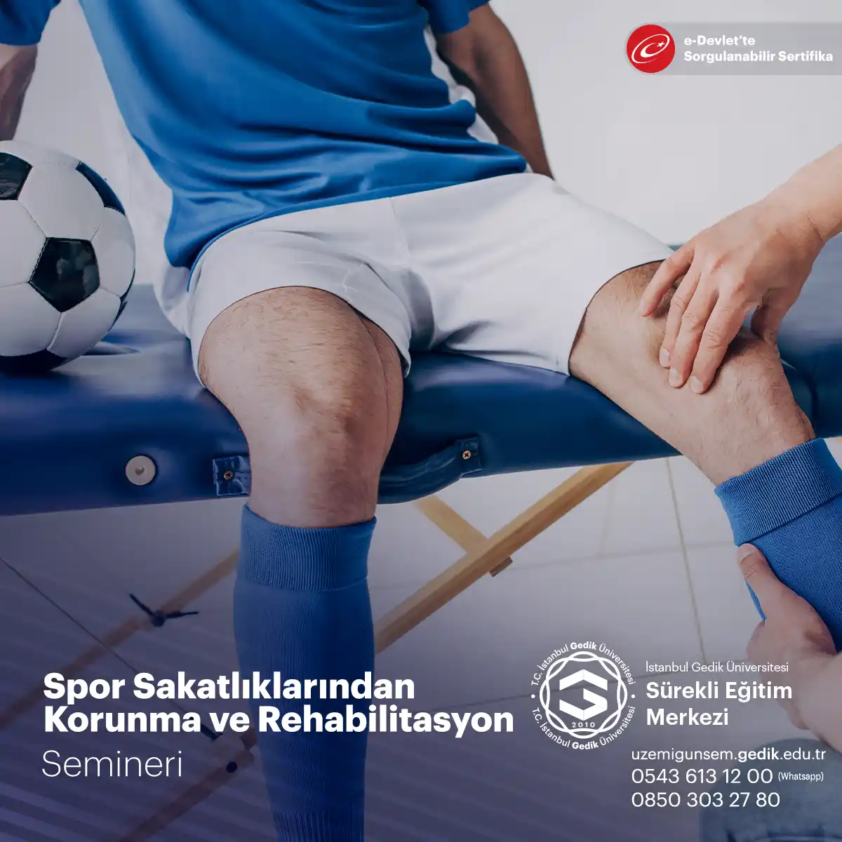 Spor Sakatlıklarından Korunma ve Rehabilitasyon Semineri